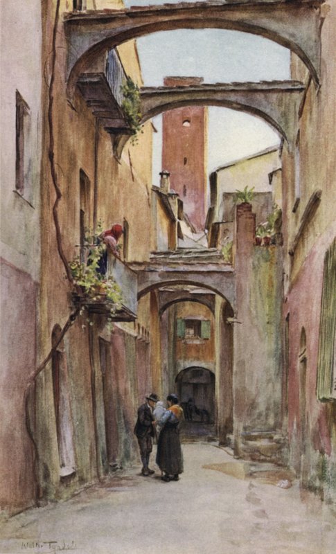 Via Deglio Speddale, Noli, Italien von Walter Frederick Roofe Tyndale