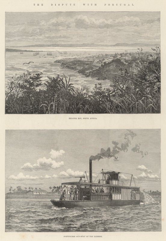 Der Streit mit Portugal von Walter Paget