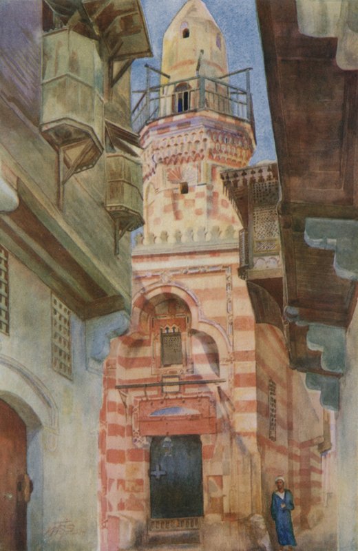 Eine Seitenstraße in Kairo von Walter Spencer Stanhope Tyrwhitt