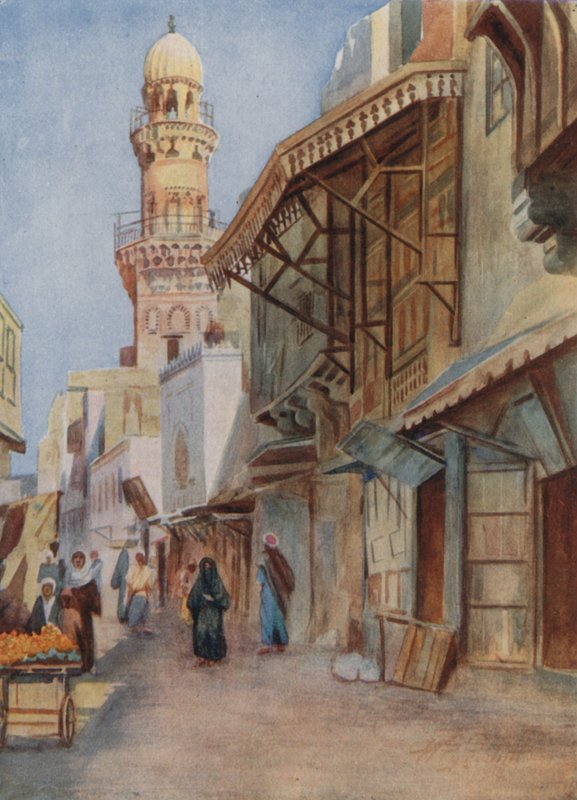 Moschee des Sultans Bibars, Kairo von Walter Spencer Stanhope Tyrwhitt