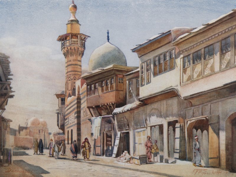In der Nähe des Midan, Kairo von Walter Spencer Stanhope Tyrwhitt
