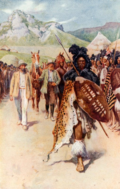 Moffat und die Zulus von Walter Stanley Paget
