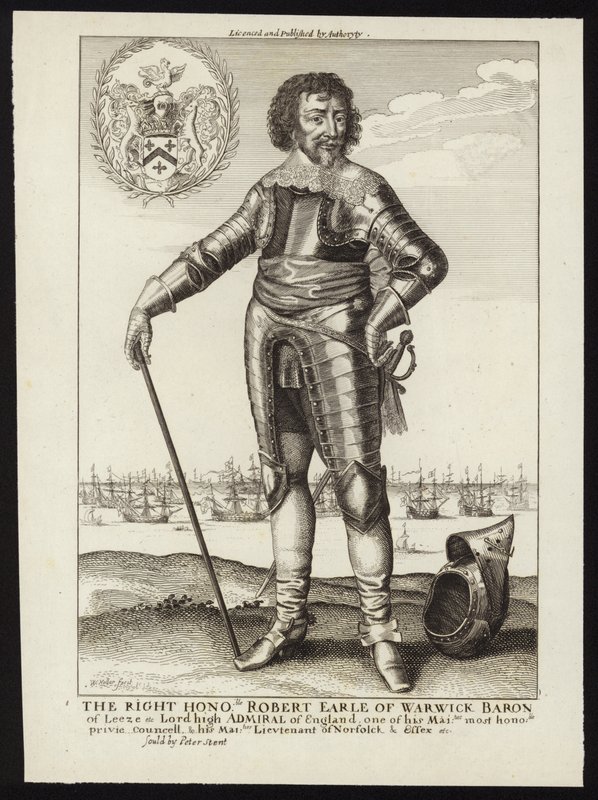 Der ehrenwerte Robert Earl of Warwick von Wenceslaus Hollar
