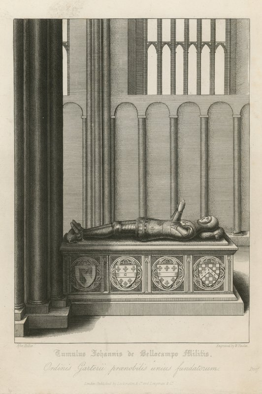 Grab von John Beauchamp von Wenceslaus Hollar