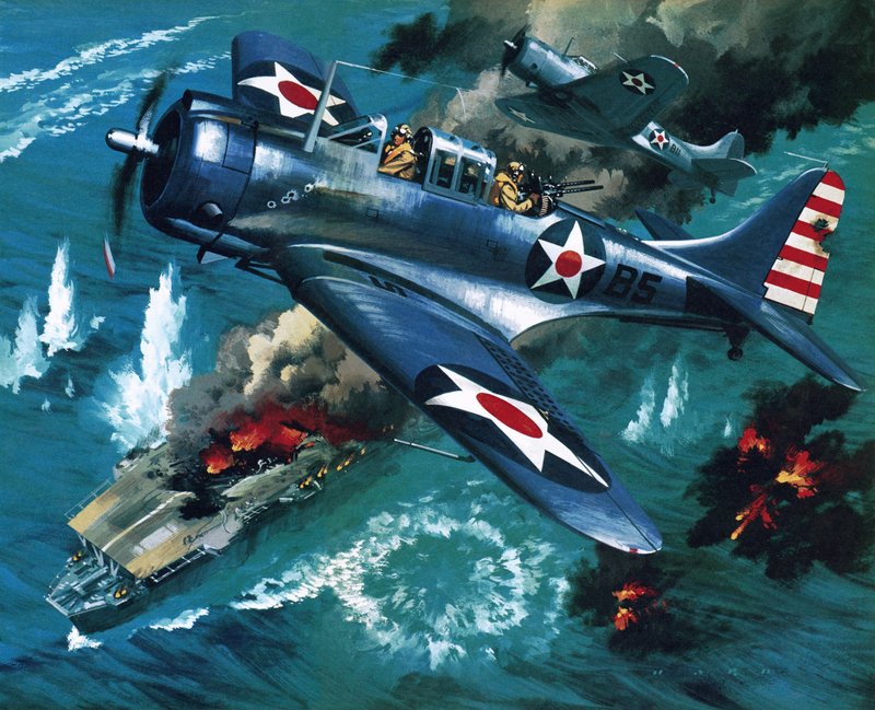 Schlacht um Midway von Wilf (20th century) Hardy