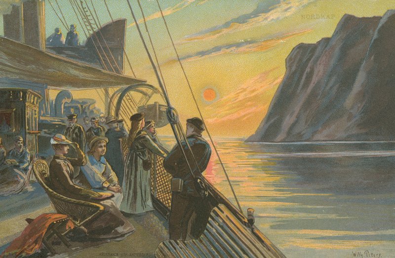 Nordkap (Chromolitho) von Wilhelm Peters