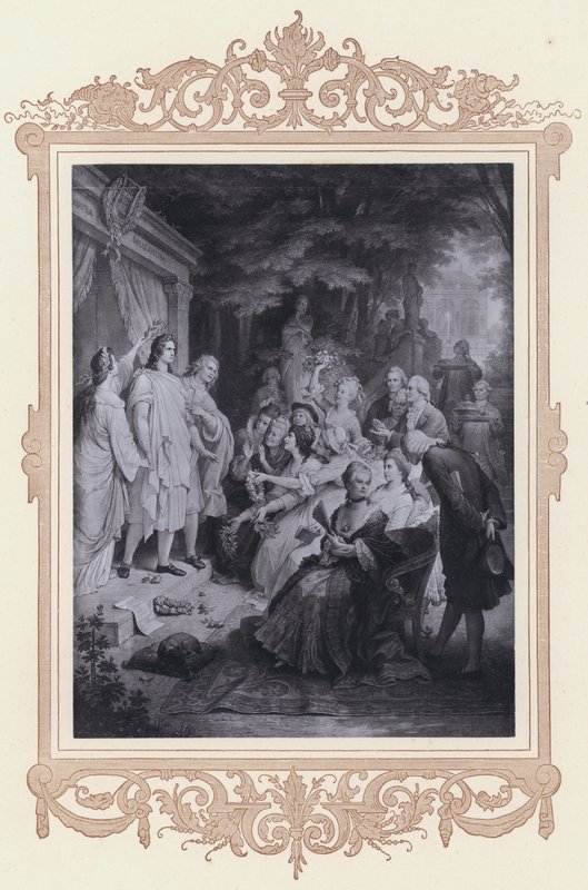 Goethe in Weimar von Wilhelm von (after) Kaulbach