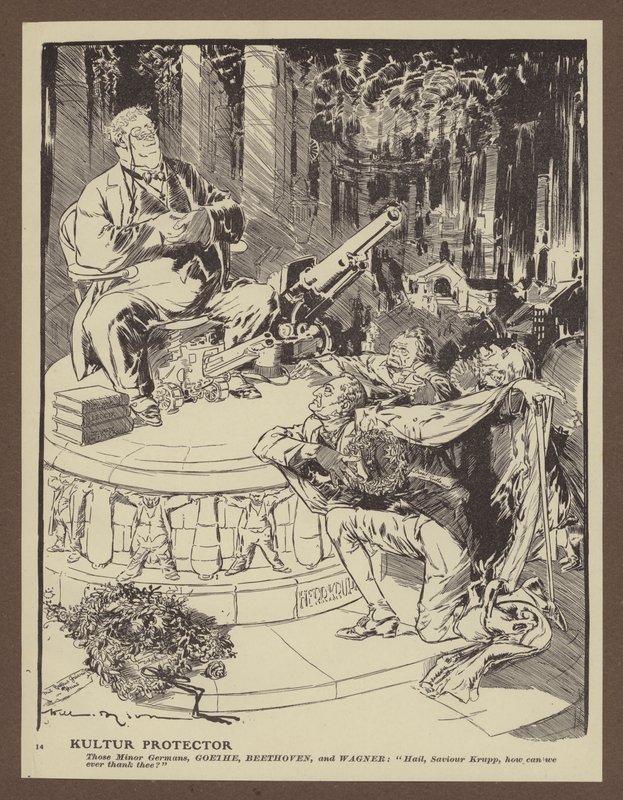 Kulturprotektor (Lithographie) von Will Dyson