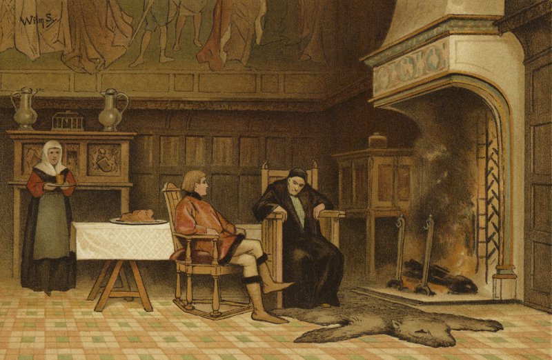 Innenraum eines Hauses, 15. Jahrhundert von Willem II Steelink