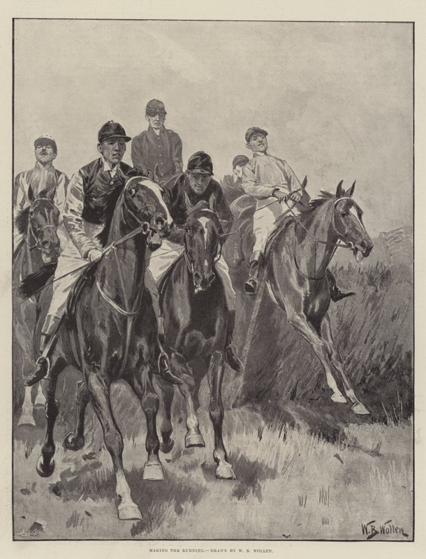 Das Rennen machen von William Barnes Wollen
