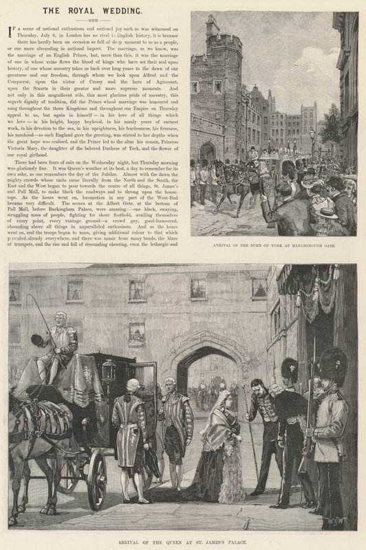 Die königliche Hochzeit von William Barnes Wollen