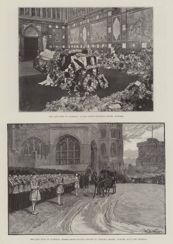 Der verstorbene Herzog von Clarence von William Barnes Wollen