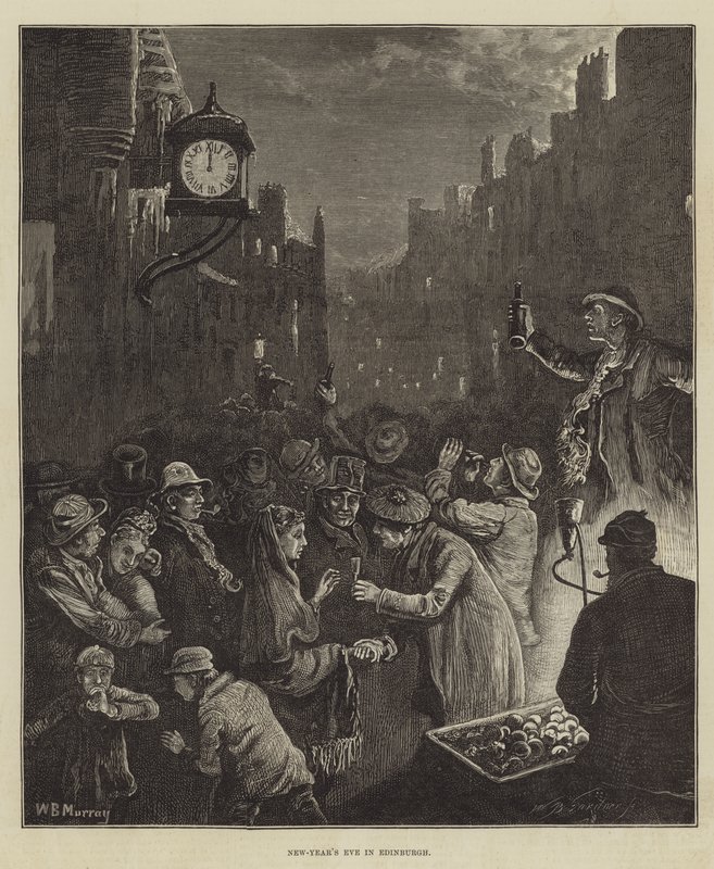 Silvester in Edinburgh von William Bazett Murray