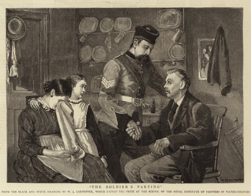 Der Abschied des Soldaten von William Carpenter