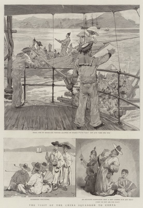 Der Besuch des China-Geschwaders in Korea von William Christian Symons