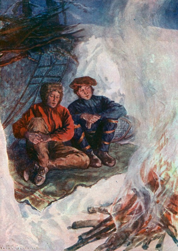 Im Schnee kampiert von William Henry Charles Groome