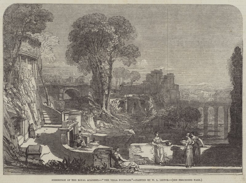 Der Villenbrunnen von William Leighton Leitch