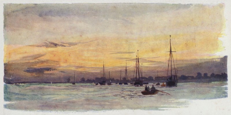 Burnham-on-Crouch, Abend von William Lionel Wyllie