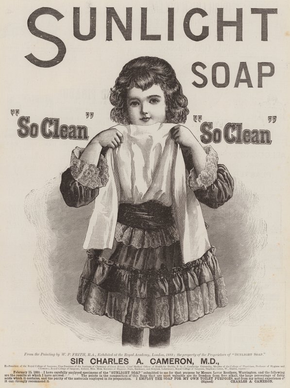 Werbung, Sunlight Soap von William Powell Frith