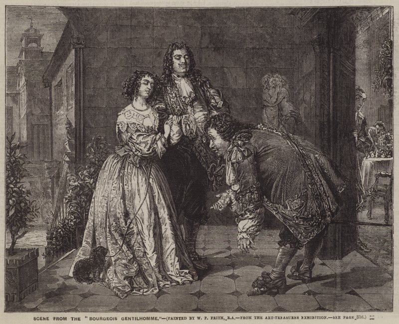 Szene aus dem Bürger als Edelmann von William Powell Frith