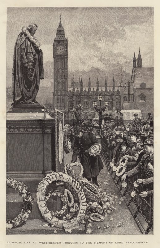 Primrose Day in Westminster, Ehrungen zum Gedenken an Lord Beaconsfield von William Small