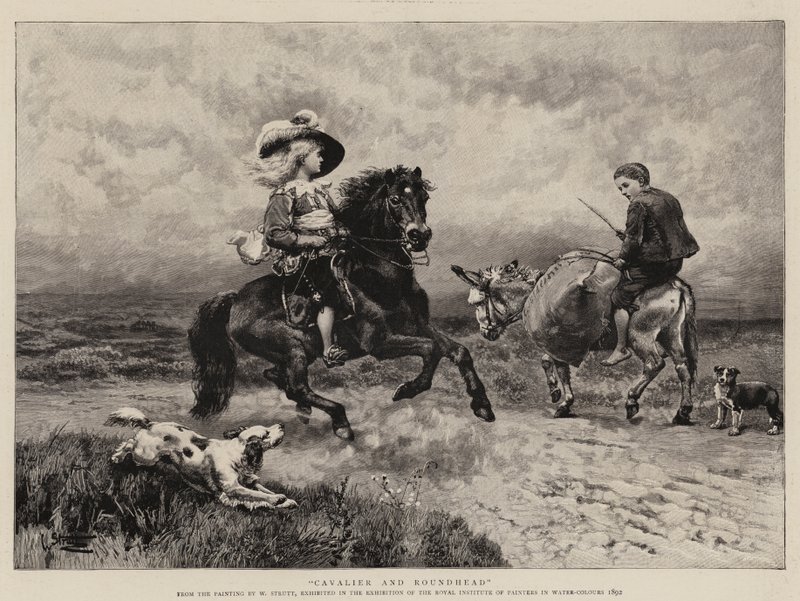 Kavalier und Rundkopf von William Strutt