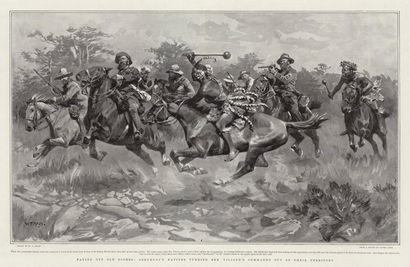 Alte Rechnungen begleichen, Sekukunis Eingeborene vertreiben Ben Viljoens Kommando aus ihrem Gebiet von William T. Maud