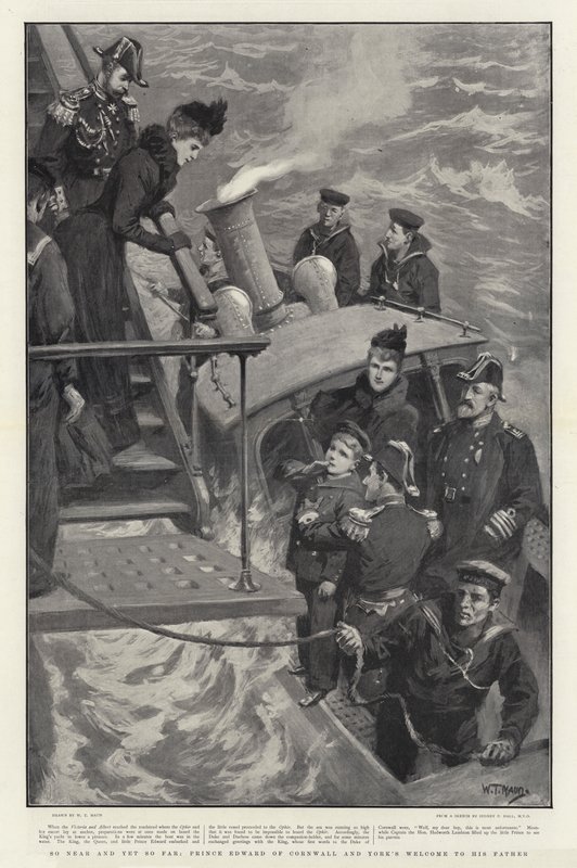 So nah und doch so fern, Prinz Edward von Cornwall und Yorks Begrüßung seines Vaters von William T. Maud