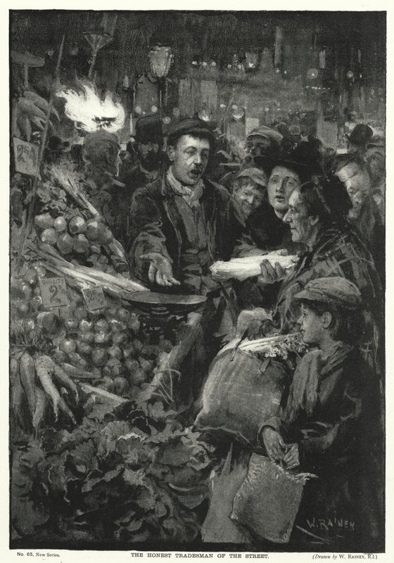 Der ehrliche Handwerker der Straße von William after Rainey