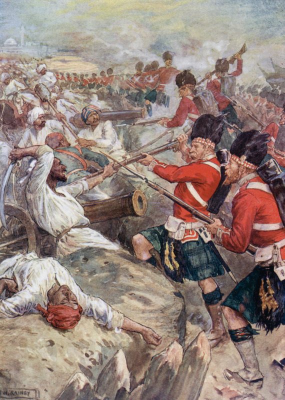 Die Pfeifen von Lucknow von William after Rainey