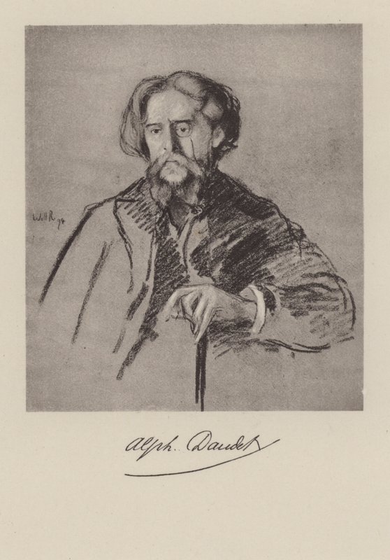 Alphonse Daudet, französischer Romanautor von William after Rothenstein