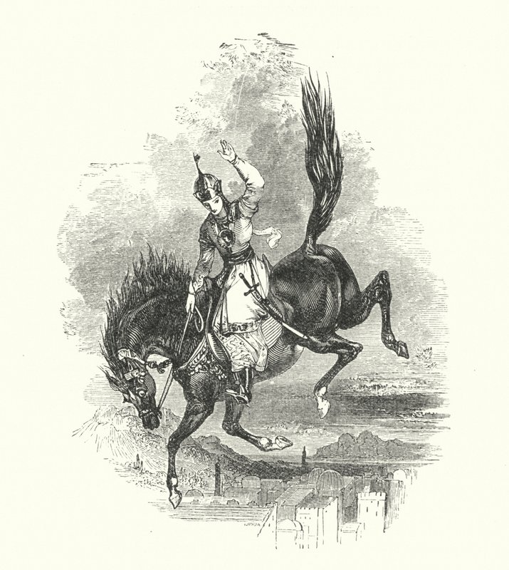 Das magische Pferd von William (after) Harvey