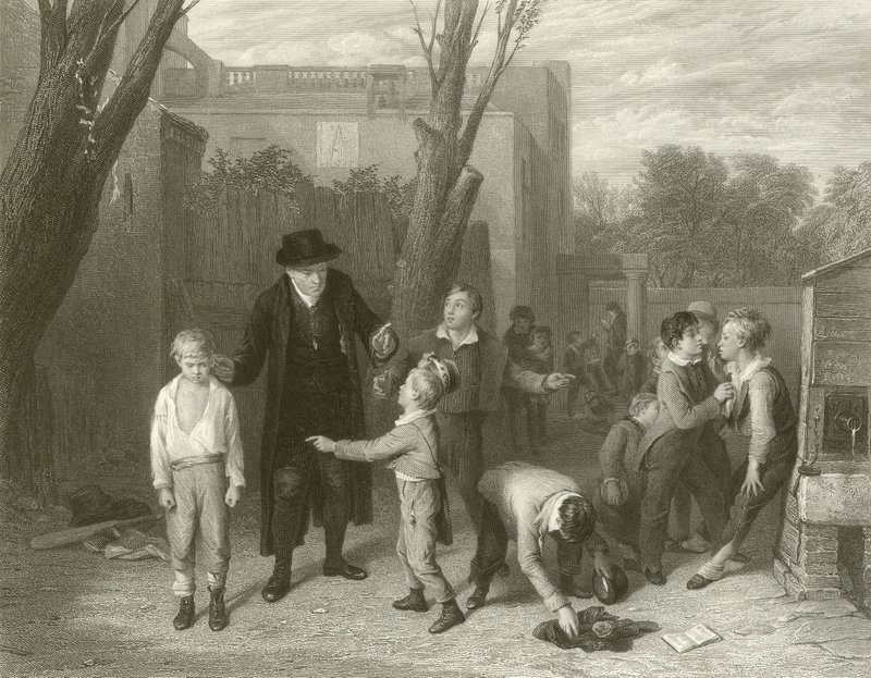 Der unterbrochene Kampf von William (after) Mulready