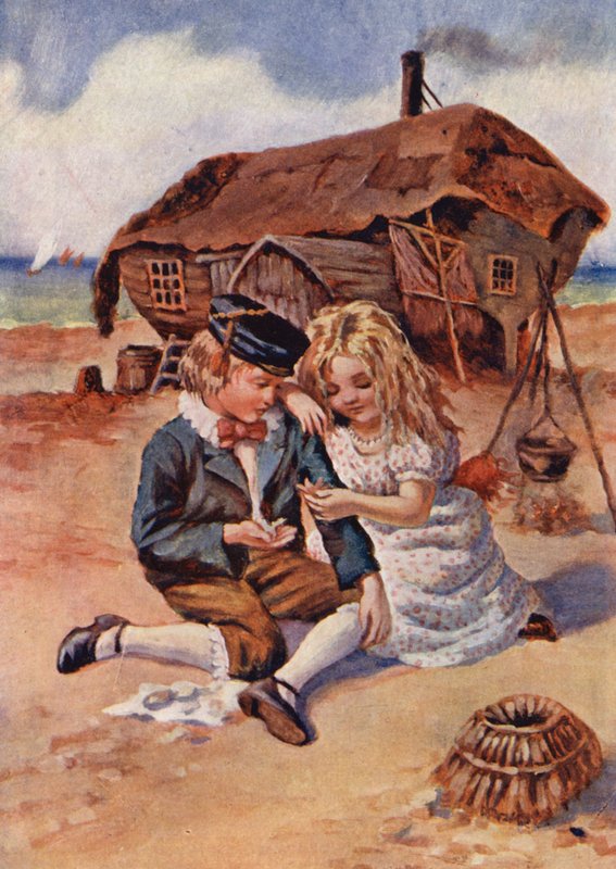 David Copperfields Kindheit von William (after) Rainey