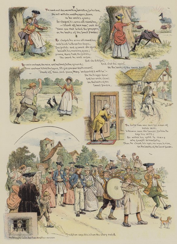 Die Tochter des Bauern (Chromolithografie) von William (after) Ralston