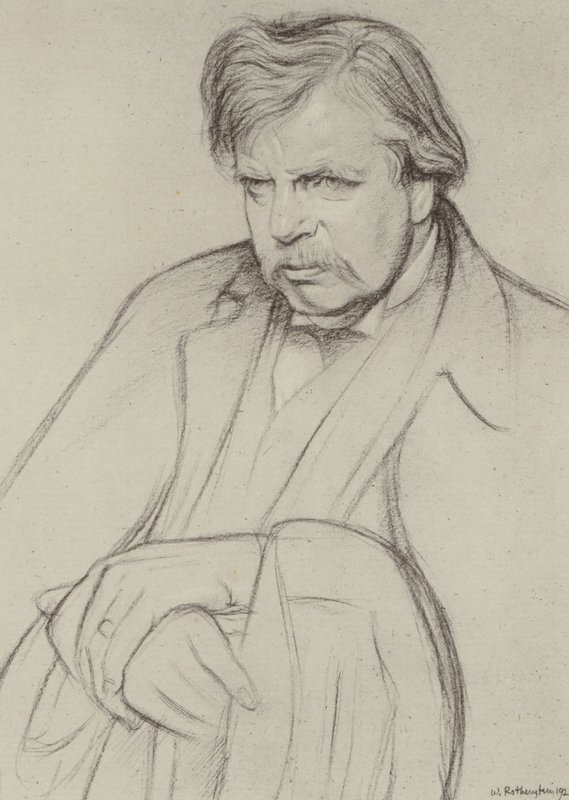 G K Chesterton von William (after) Rothenstein