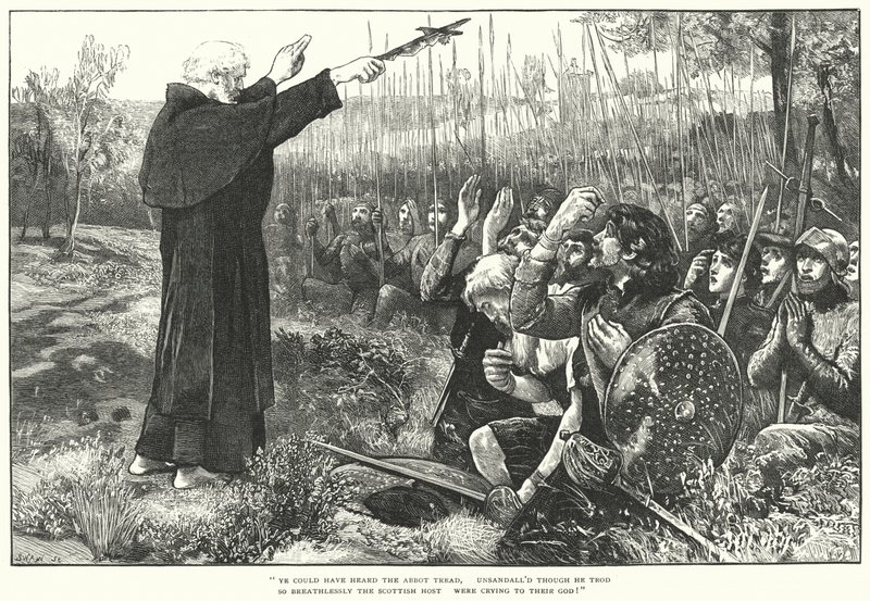 Die Schlacht von Bannockburn (Gravur) von William (after) Small