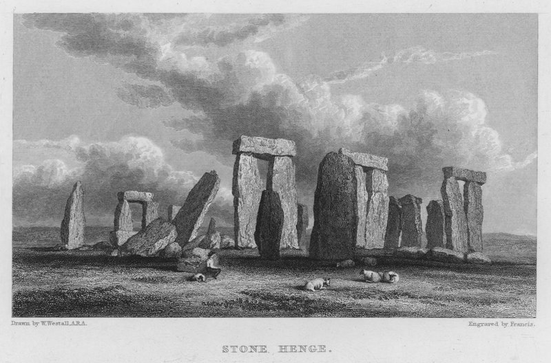 Stonehenge von William (after) Westall