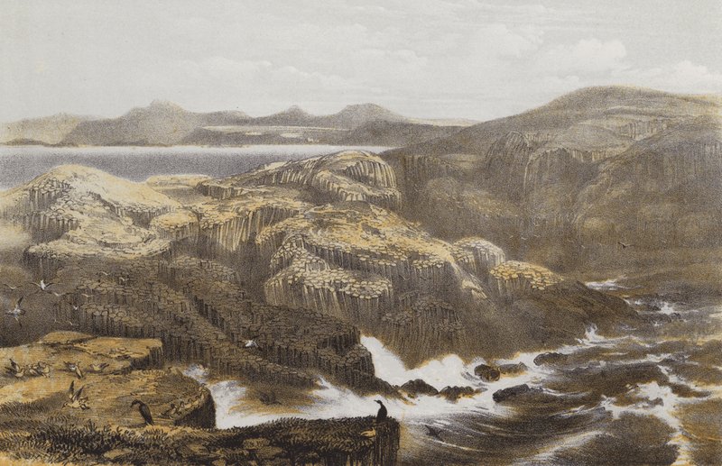 Insel Staffa von William Andrews Nesfield