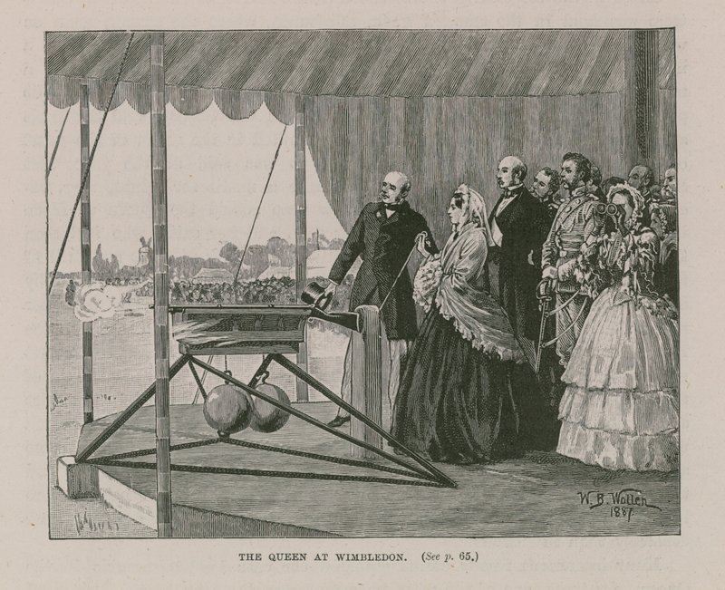 Königin Victoria in Wimbledon von William Barnes Wollen