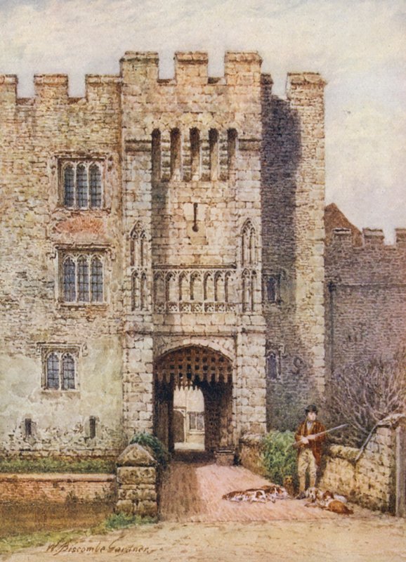 Eingang zum Hever Castle von William Biscombe Gardner