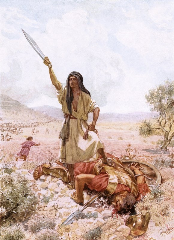 David und Goliath von William Brassey Hole