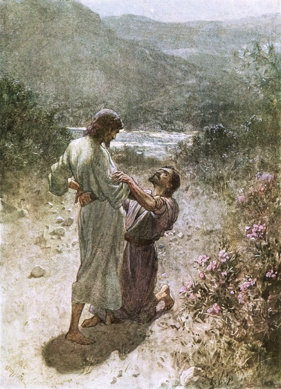 Jakob und der Engel in Pniel von William Brassey Hole