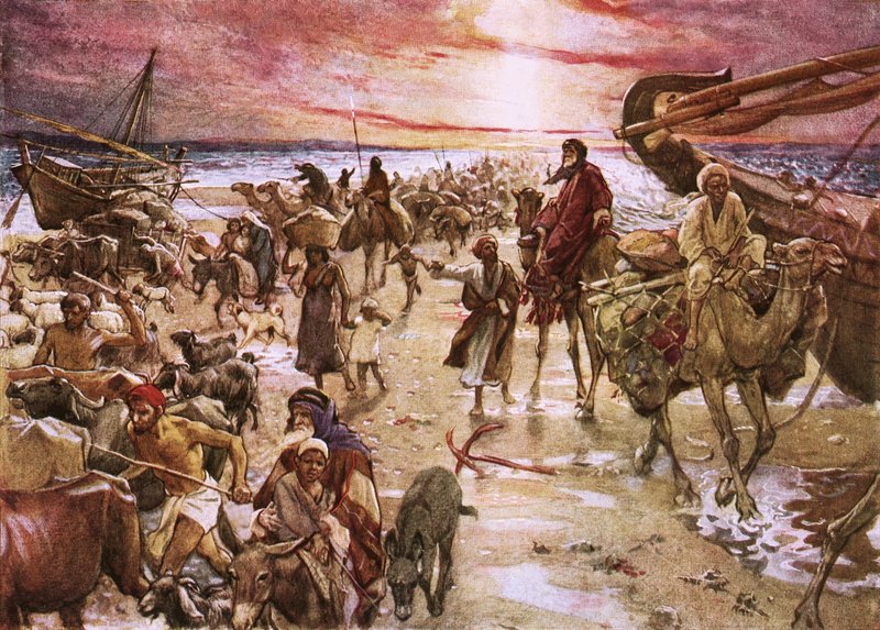 Der Durchzug durch das Rote Meer von William Brassey Hole