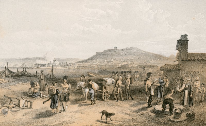 Kertch von Norden von William Crimea Simpson