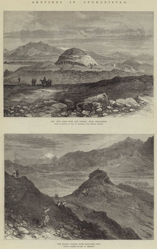 Skizzen in Afghanistan von William Crimea Simpson