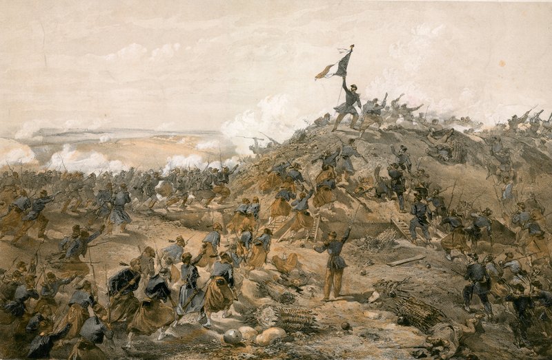 Der Angriff auf den Malakoff von William Crimea Simpson