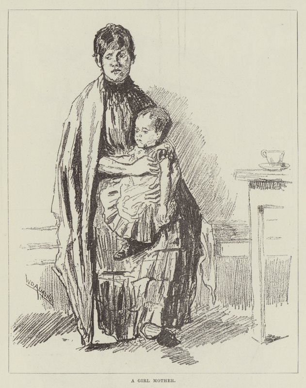 Ein Mädchenmutter von William Douglas Almond