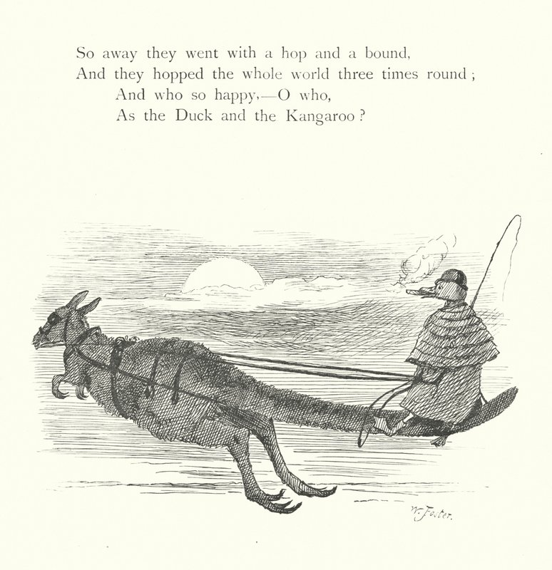 Die Ente und das Känguru (Gravur) von William Foster