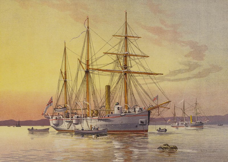 HMS Bramble, Kanonenboot 1. Klasse von William Frederick Mitchell